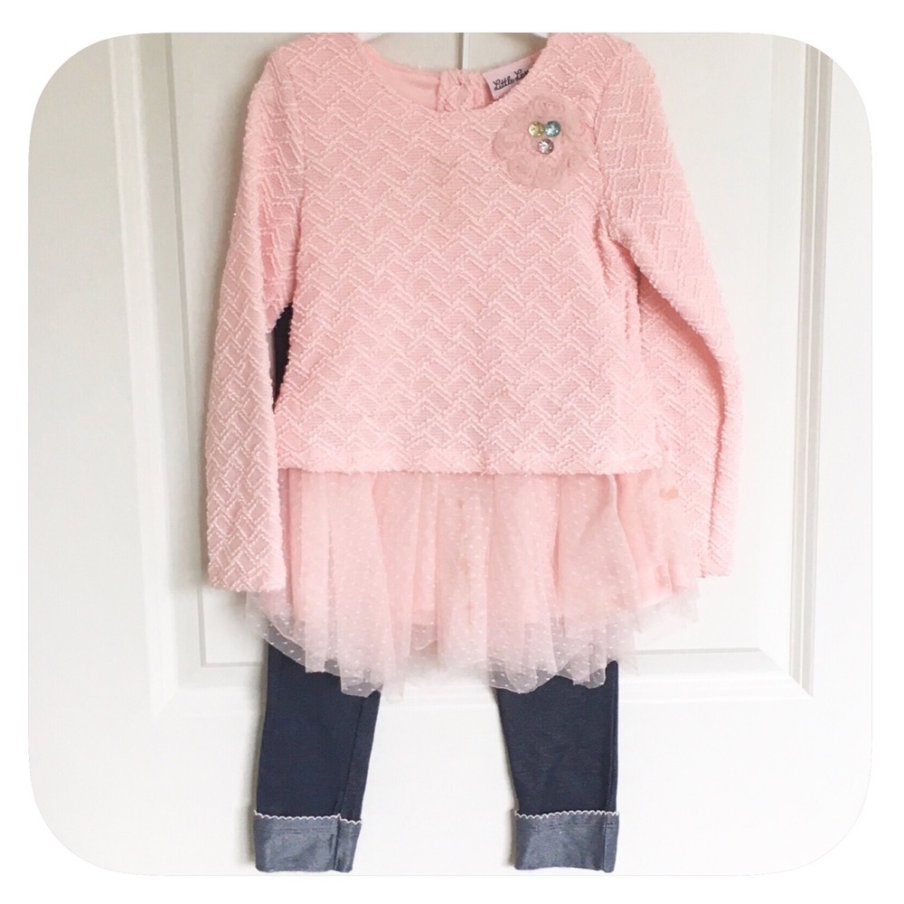 🌀SALE! 💗Girls Two Piece Long Sleeve Outfit Set